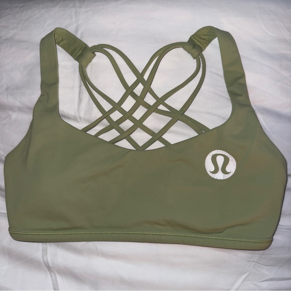 Lululemon Free To Be Wild Sports Bra Pistachio